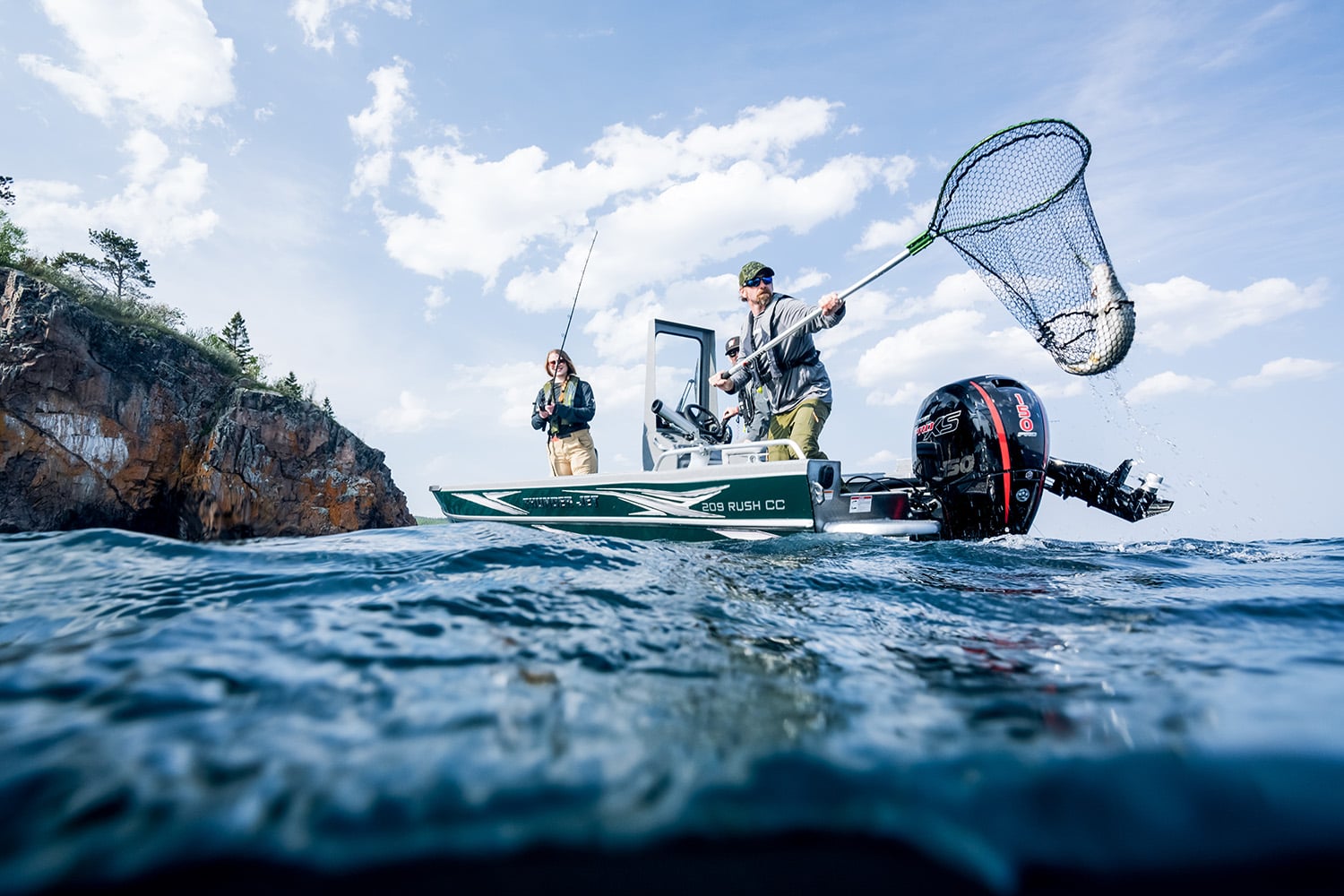 Rush CC | Best Inshore Bay Aluminum Fishing Boats | Thunder Jet